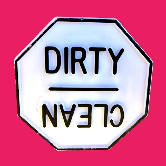 DISHWASHER MAGNET Reversible Clean or Dirty with extra magnet if needed - Picture 4 of 7